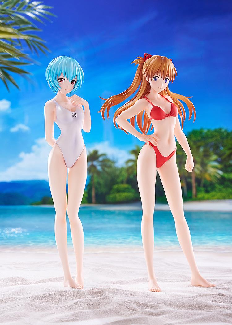 Rebuild of Evangelion POP UP PARADE BEACH QUEENS Rei Ayanami (One-Piece Style) L Size
