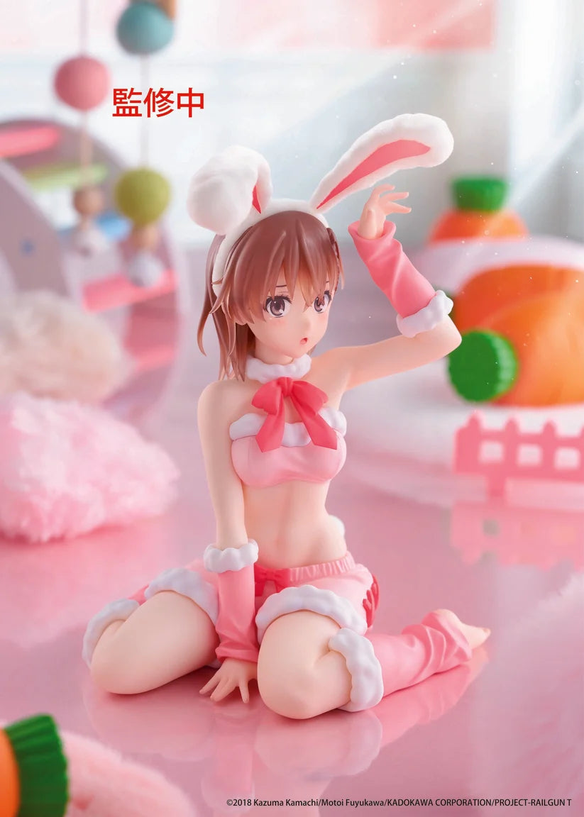 A Certain Scientific Railgun MOFLOCK Figure - Mikoto Misaka (Fluffy Bunny Ver.)