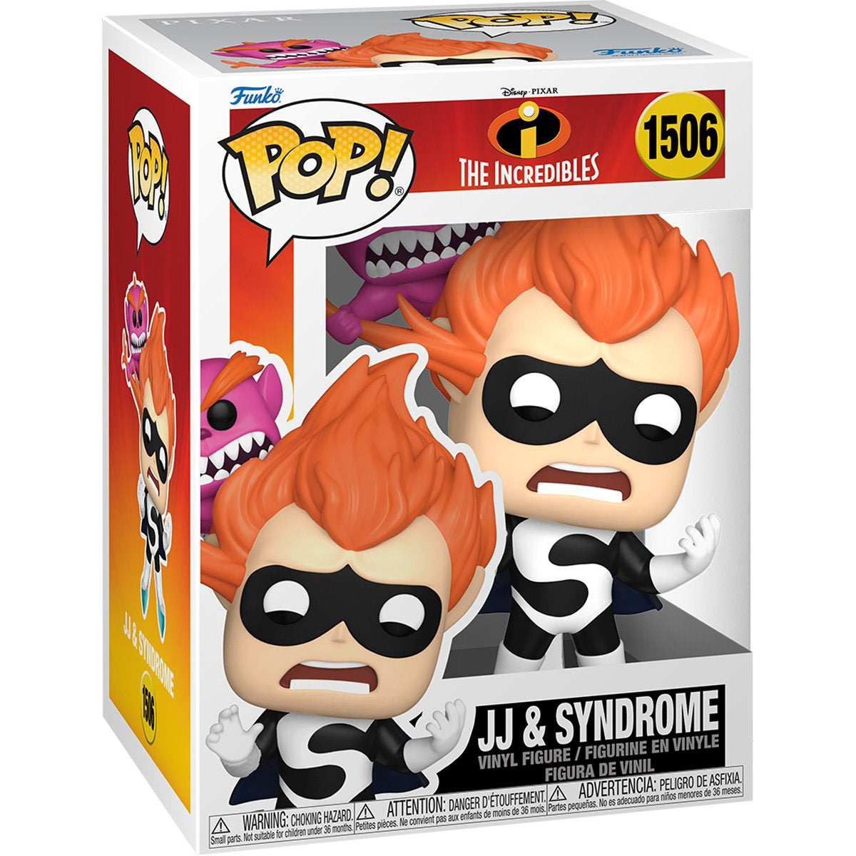 The Incredibles 20Th Anniversary Jj And Syndrome Funko Pop