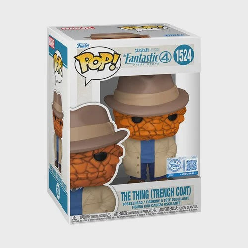The Fantastic Four First Steps The Thing Trench Coat Funko Pop Vinyl Figure 1524 Entertainment Earth Exclusive