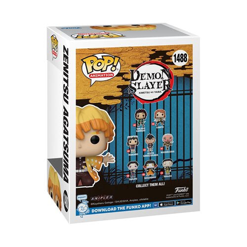 Funko Pop Demons Slayer Zenitsu With Box Ee Exclusive