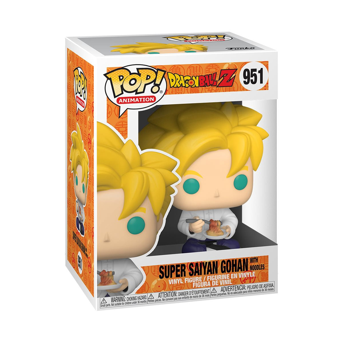 Dragon Ball Z Super Saiyan Gohan With Noodles Funko Pop
