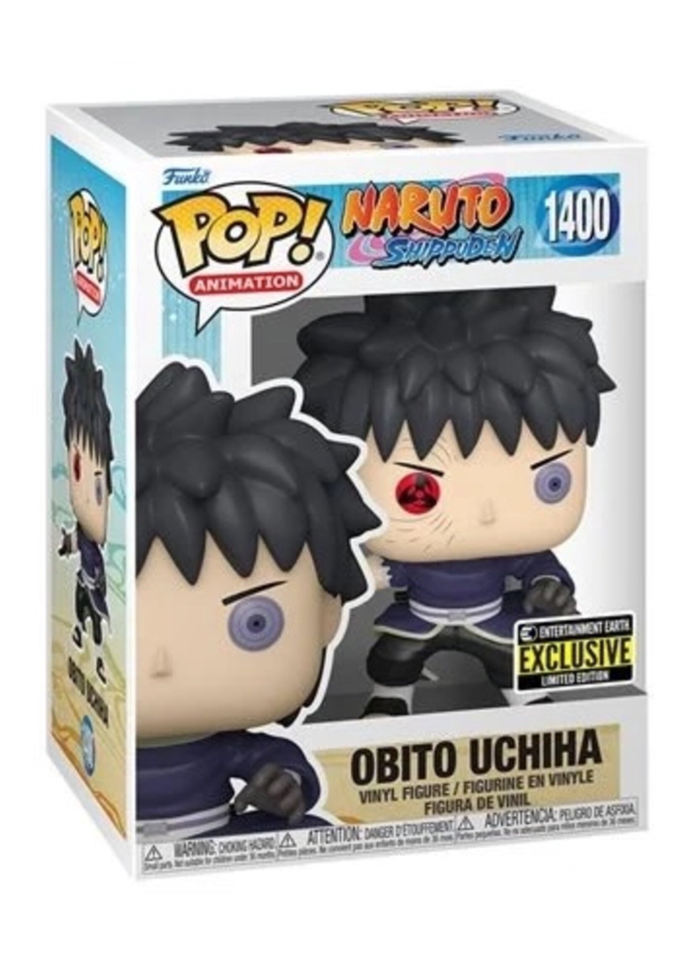 Funko Pop Naruto Shippuden Obito Uchiha Unmasked Ee Exclusive