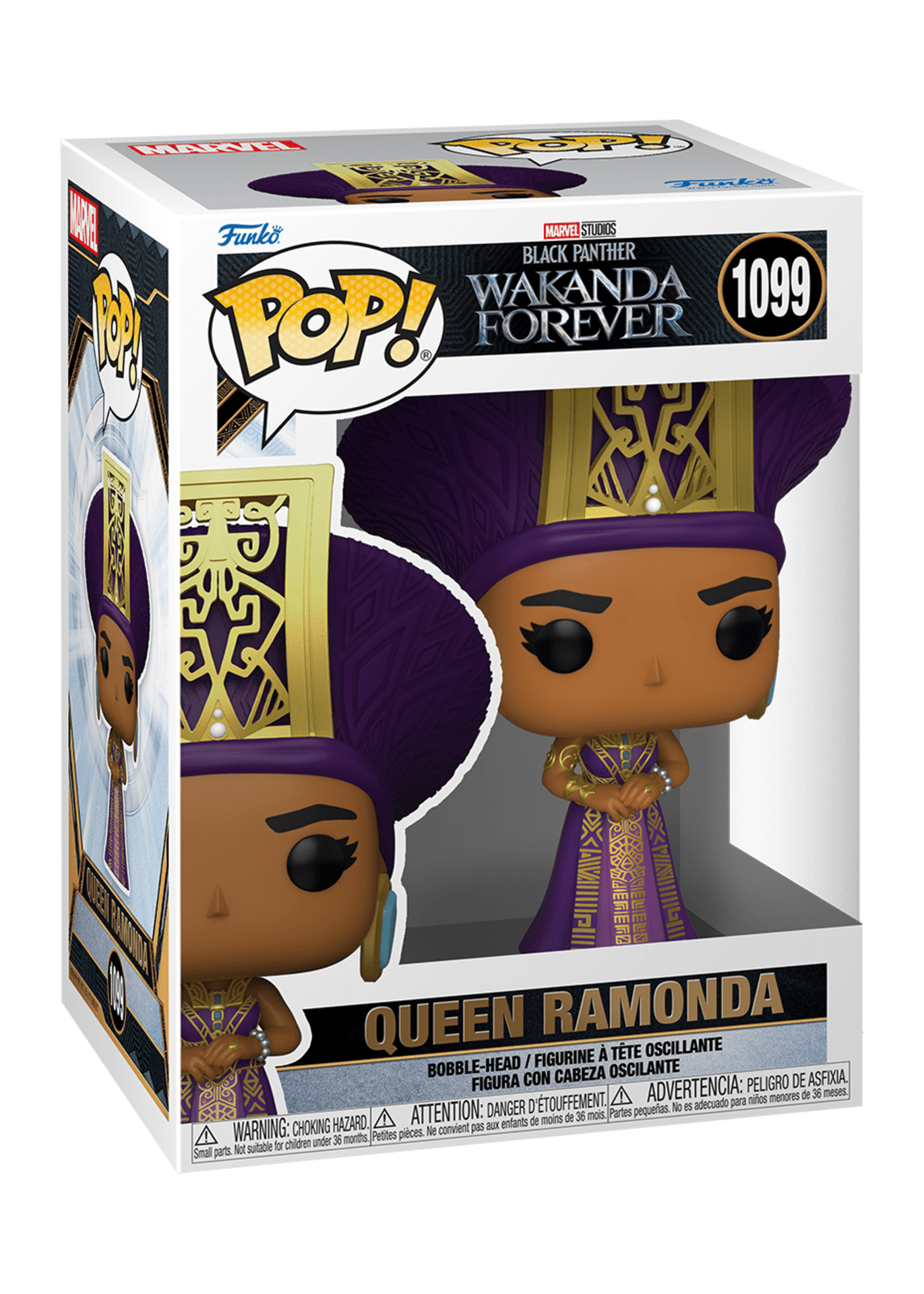 Funko Pop Marvel Black Panther Wakanda Forever Queen Ramonda