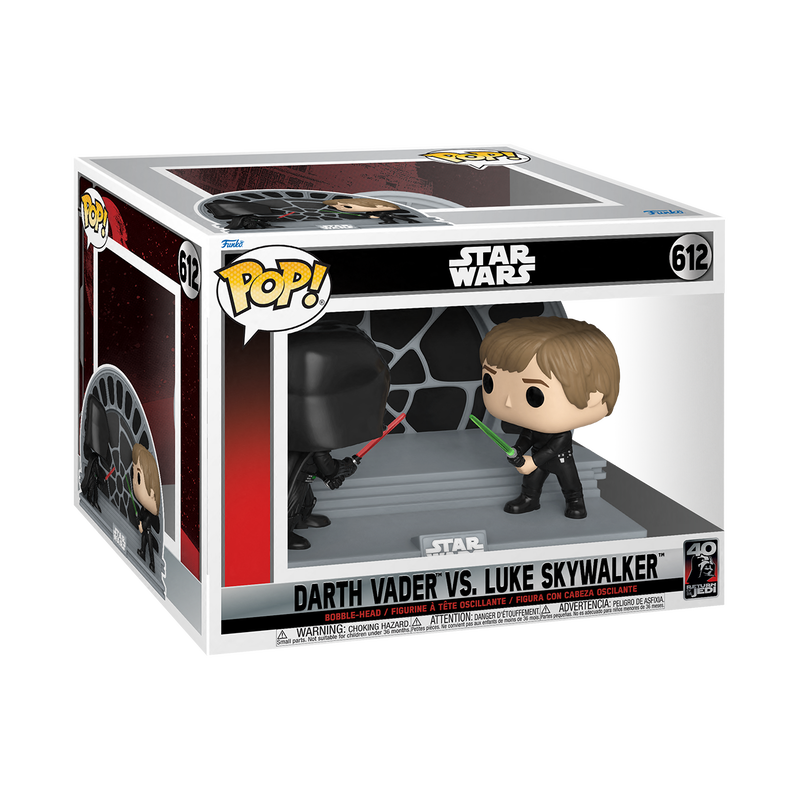 Funko Pop Moment Return Of The Jedi 40Th Darth Vader Vs Luke Skywalker