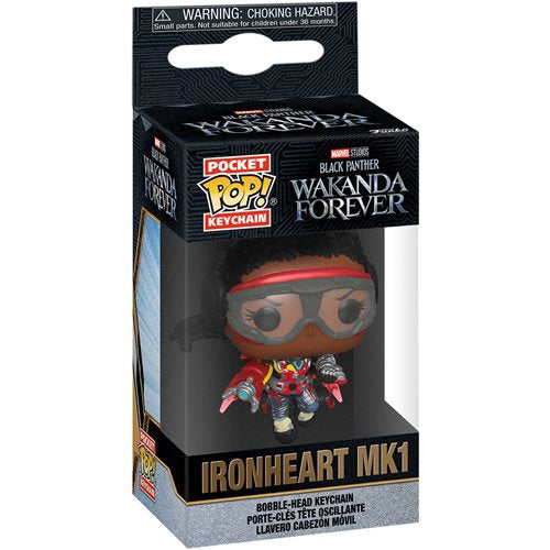 Funko Pop Keychain Black Panther Wakanda Forever Ironheart Mk1