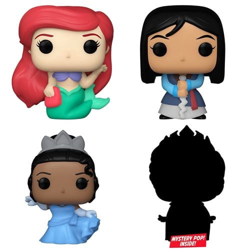 Funko Bitty Pop Disney Princess Ariel Mini Figure 4 Pack