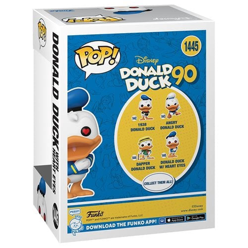 Funko Pop Disney 90Th Anniversary Donald Duck With Heart Eyes