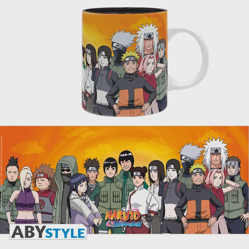 Naruto Shippuden Konoha Ninjas Ceramic Coffee Tea Mug 11 Oz
