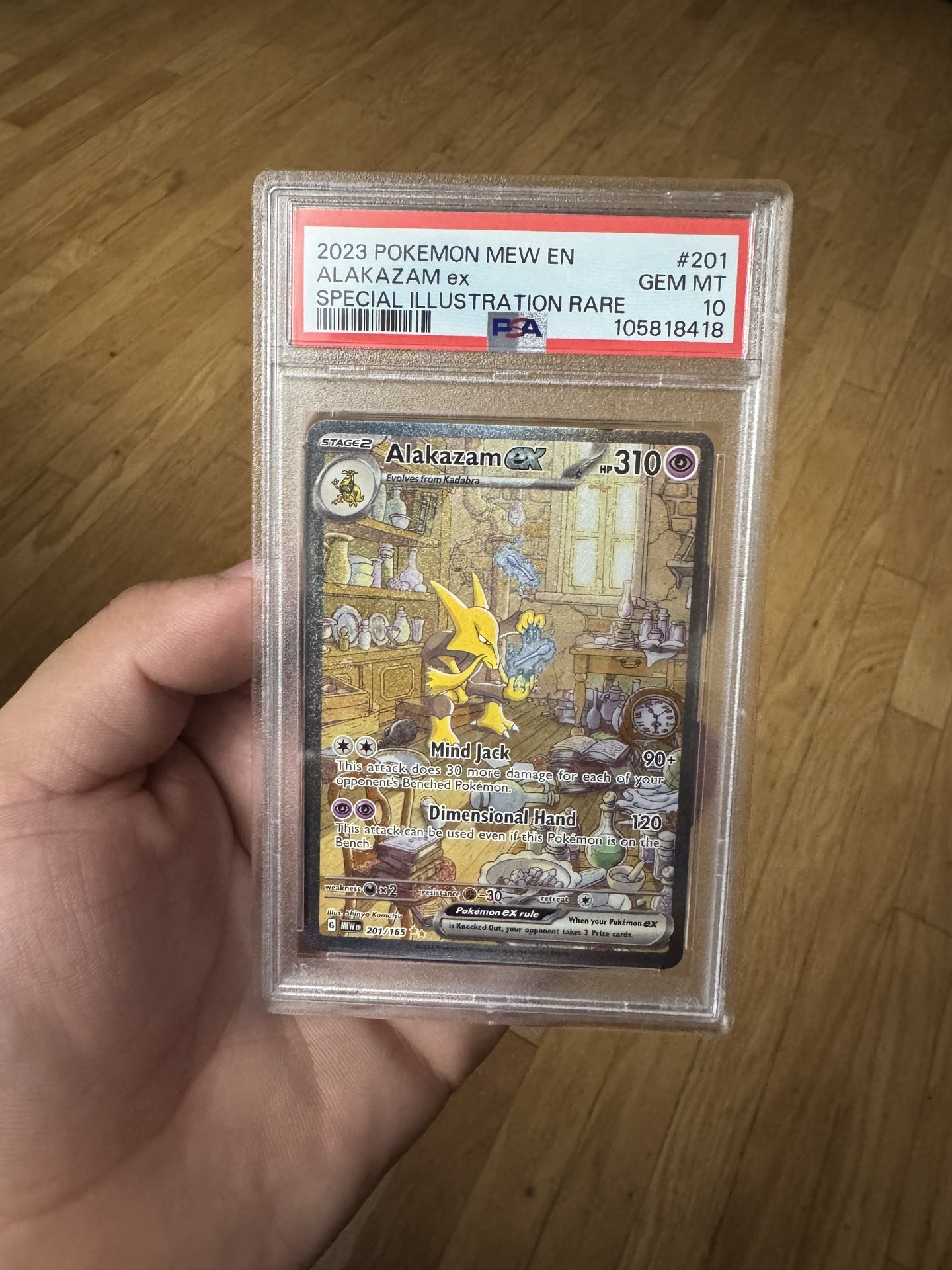 Alakazam Ex 201 Psa 10