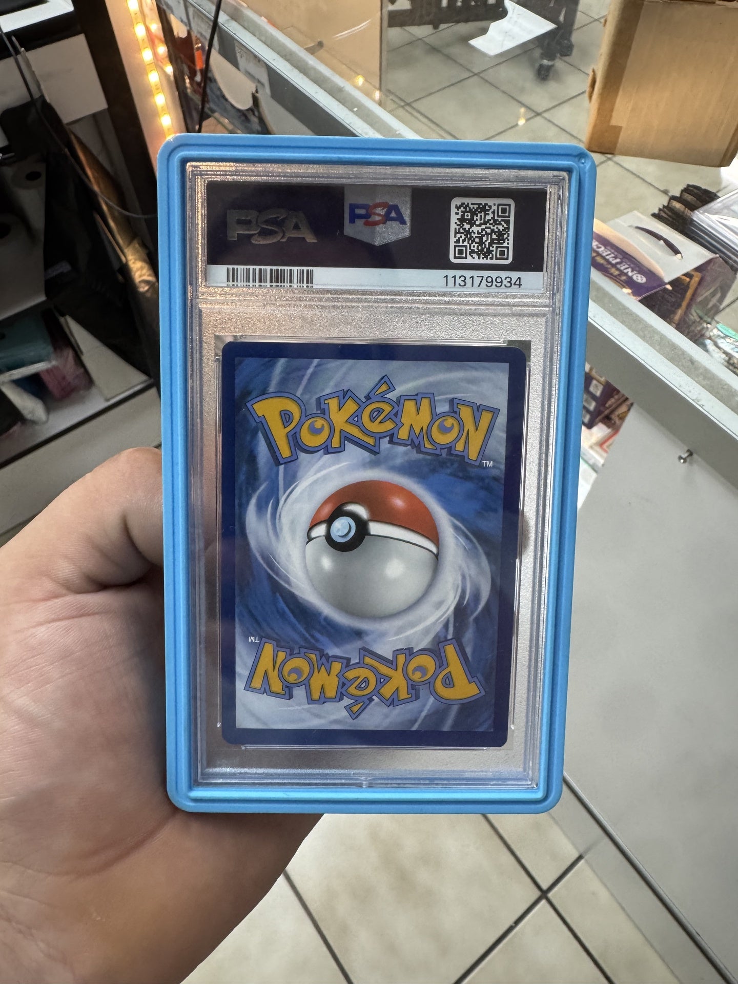 Pikachu W Grey Felt Hat Psa 9 Guard Included