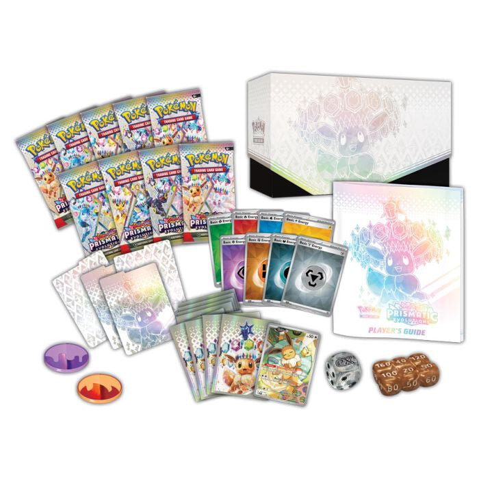 Pokemon Tcg Scarlet Violet 85 Prismatic Evolutions Elite Trainer Box