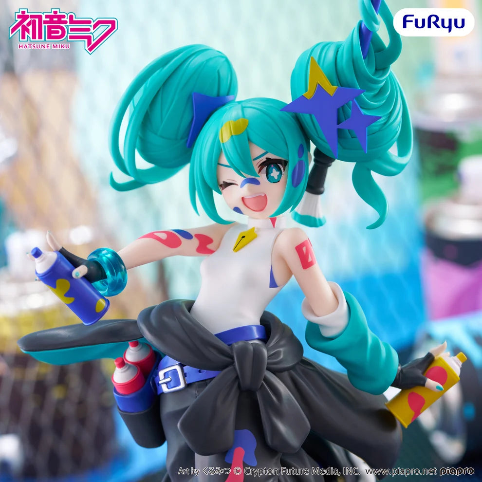 Hatsune Miku Muchute Figure -Paint Girl Another Color ver.-