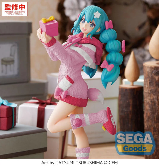 "Hatsune Miku Series" High Premium Figure "Hatsune Miku" Mokomoko Christmas Ver.