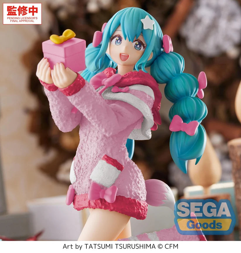 "Hatsune Miku Series" High Premium Figure "Hatsune Miku" Mokomoko Christmas Ver.