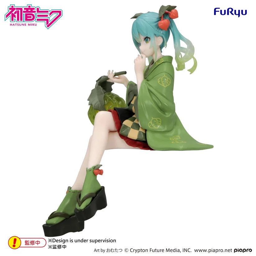 Hatsune Miku Noodle Stopper Figure -Flower Fairy Winter Cherry Green Color ver.-