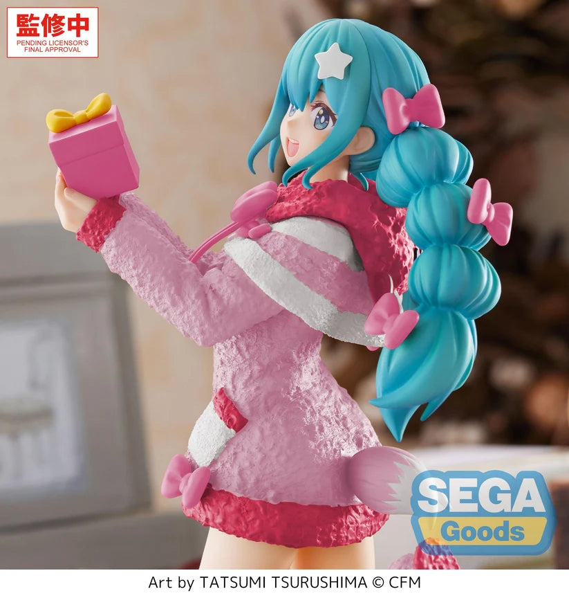 "Hatsune Miku Series" High Premium Figure "Hatsune Miku" Mokomoko Christmas Ver.