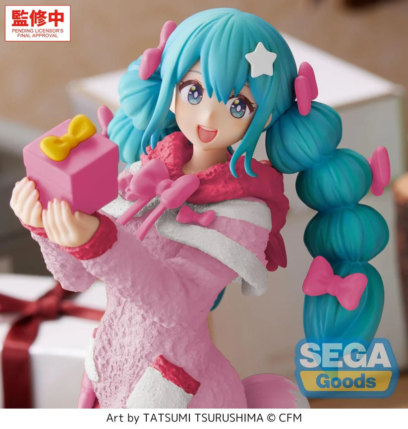 "Hatsune Miku Series" High Premium Figure "Hatsune Miku" Mokomoko Christmas Ver.