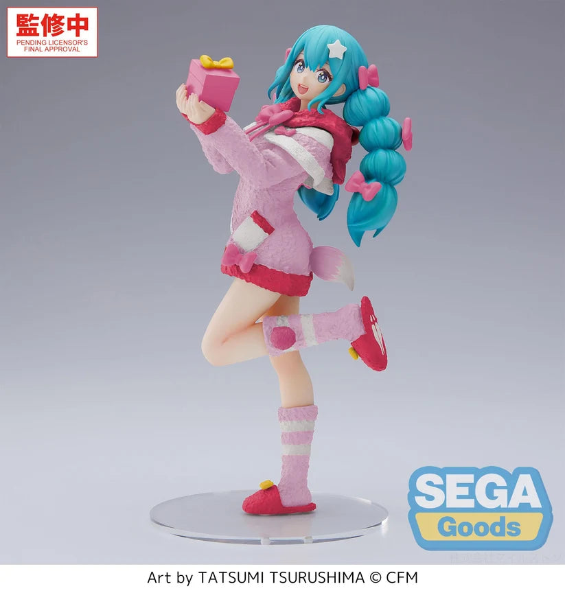 "Hatsune Miku Series" High Premium Figure "Hatsune Miku" Mokomoko Christmas Ver.