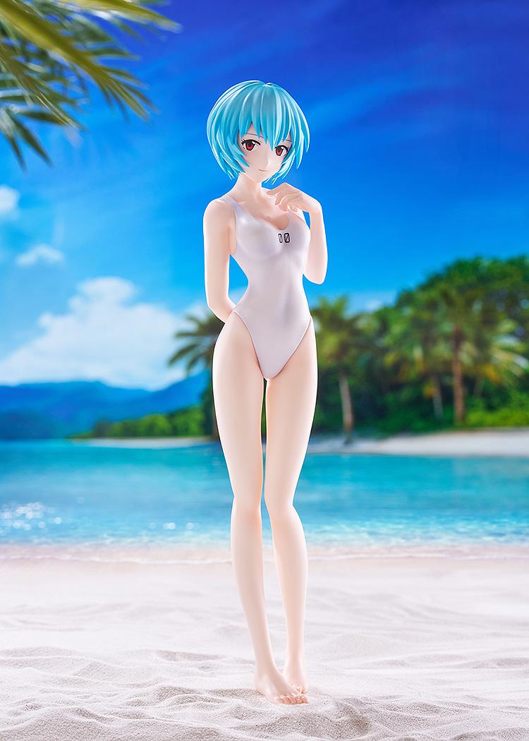 Rebuild of Evangelion POP UP PARADE BEACH QUEENS Rei Ayanami (One-Piece Style) L Size