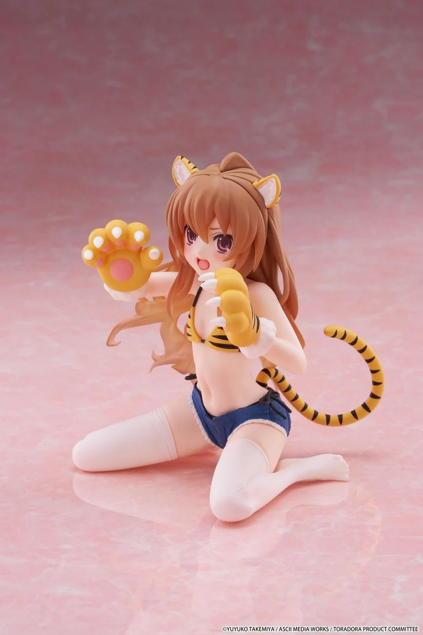 Toradora! Desktop Cute Figure - Taiga Aisaka (Tiger Costume Swimwear Ver.)
