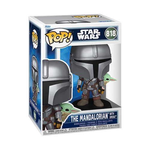 Star Wars: The Mandalorian und Grogu Mandalorian mit Grogu Funko Pop! Vinyl Figur #818