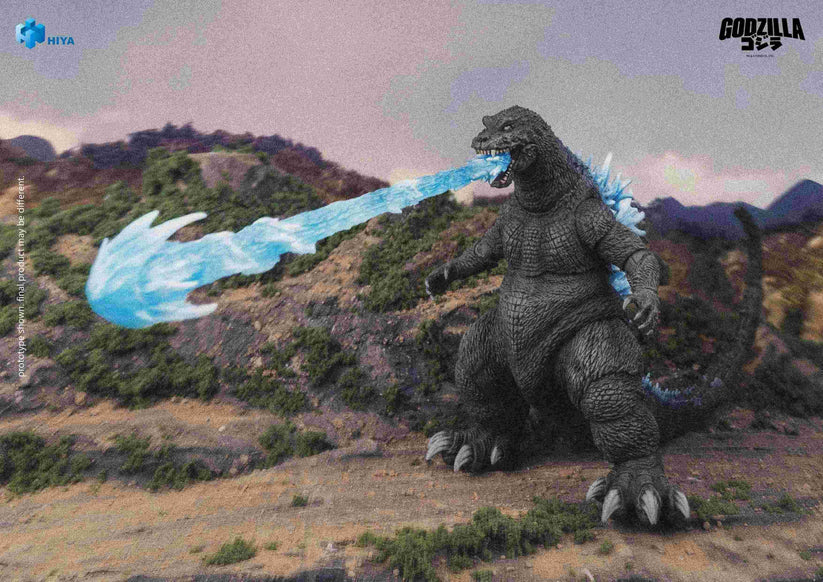 HIYA Exquisite Basic Series None Scale 7 Inch Original Classic Godzilla, Mothra and King Ghidorah: Giant Monsters All-Out Attack (2001) Heat Ray Godzilla Action Figure