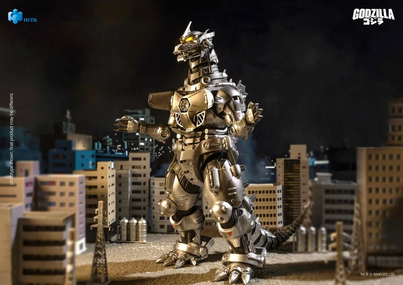 HIYA Exquisite Basic Series None Scale 7.7 Inch GODZILLA AGAINST MECHAGODZILLA Mechagodzilla MFS-3 Action Figure