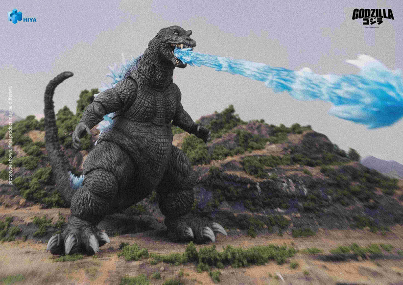 HIYA Exquisite Basic Series None Scale 7 Inch Original Classic Godzilla, Mothra and King Ghidorah: Giant Monsters All-Out Attack (2001) Heat Ray Godzilla Action Figure