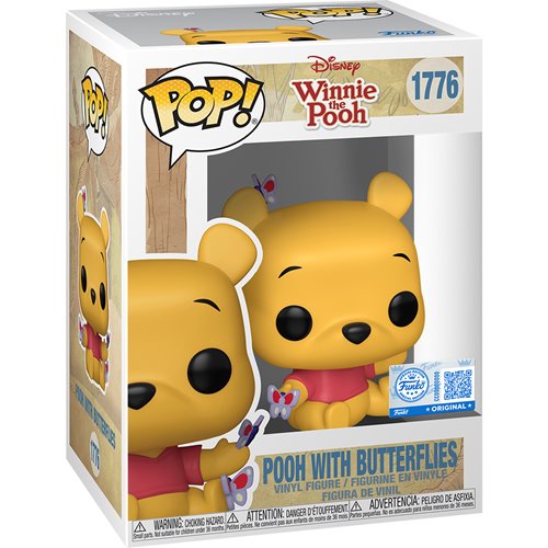 Winnie the Pooh Pooh with Butterflies Funko Pop! Vinyl Figure #1776 - Entertainment Earth Exclusive
