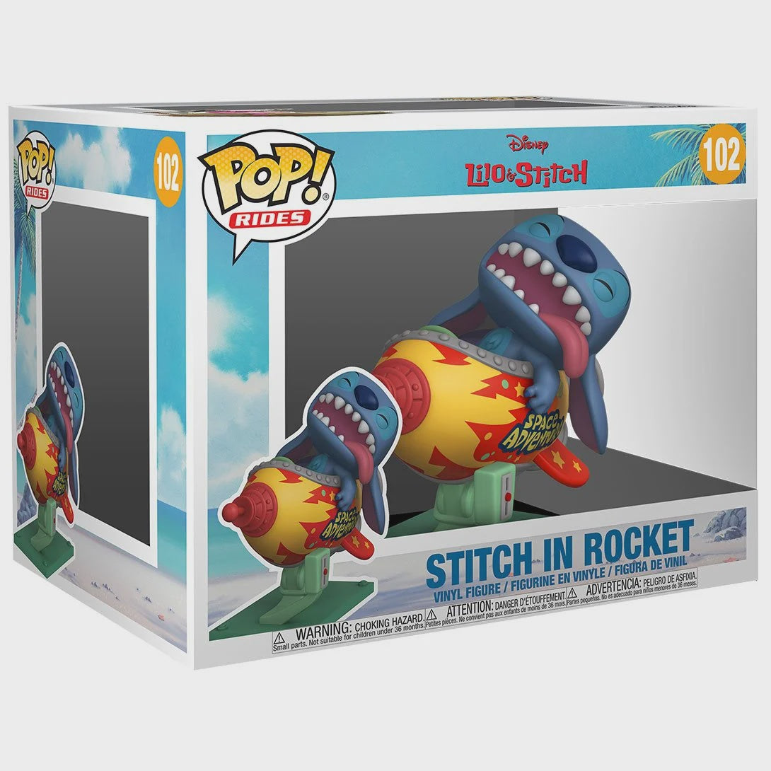 Lilo  Stitch Stitch In Rocket Funko Pop