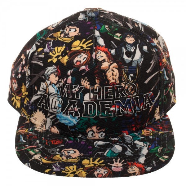 My Hero Academia Character Aop Flat Bill Snapback