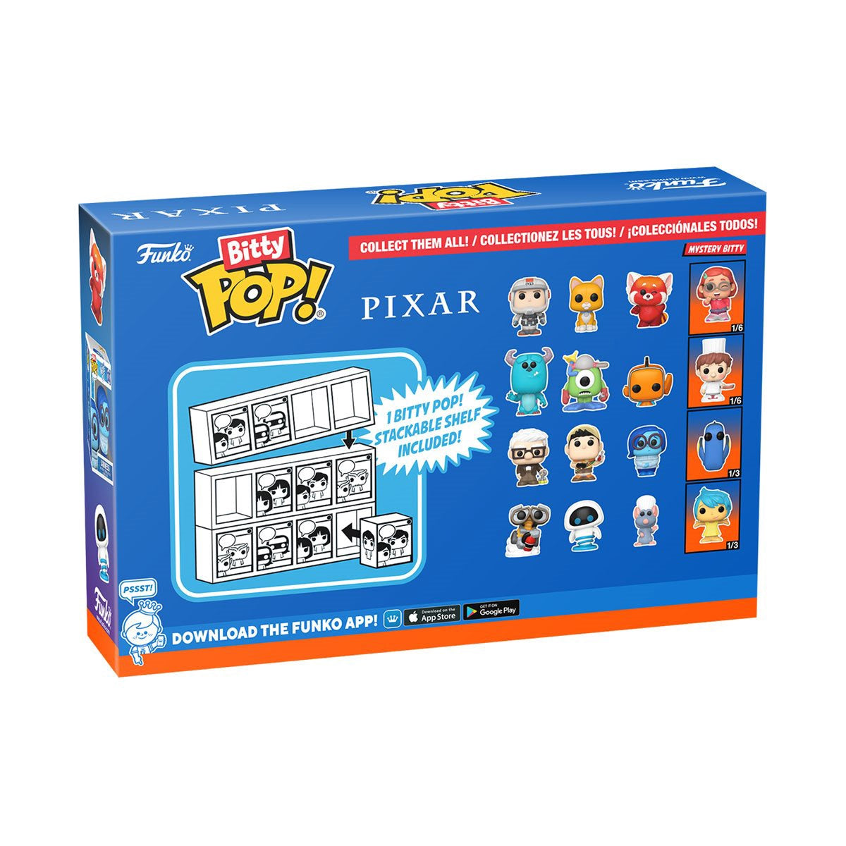 Pixar Bitty Pop Mini Figure 4 Pack