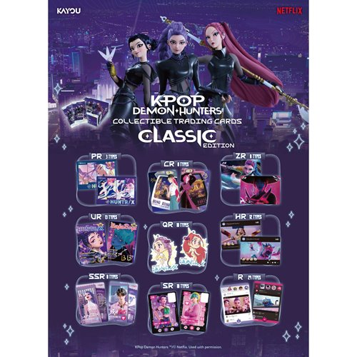 KPop Demon Hunters World Tour Classic Edition Collector Box 001 Collectible Trading Cards Pack