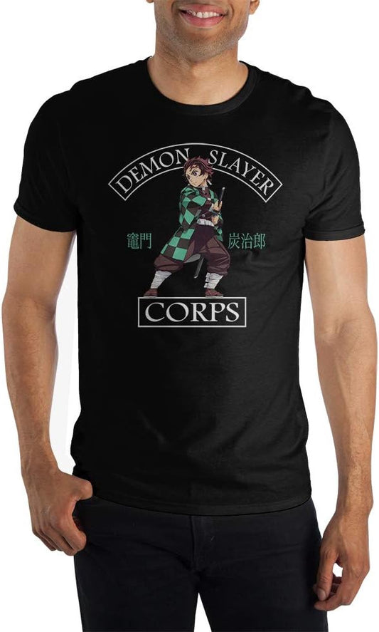 Demon Slayer Tanjiro Kamado Black Unisex Tee
