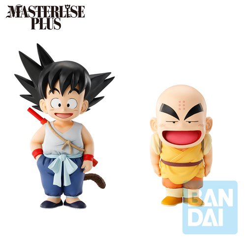 Estatua Ichibansho Masterlise de Dragon Ball Hijo Goku y Krilin - Sesión de Entrenamiento de Hijo Goku