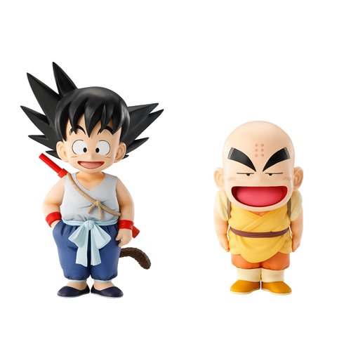 Estatua Ichibansho Masterlise de Dragon Ball Hijo Goku y Krilin - Sesión de Entrenamiento de Hijo Goku