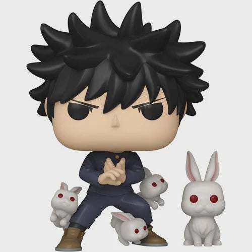 Jujutsu Kaisen Megumi Fushiguro With Rabbits Funko Pop Vinyl Figure And Buddy 1883