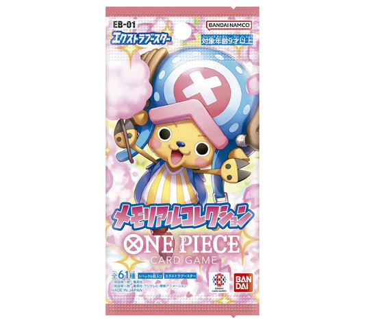 One Piece TCG EB-01 Memorial Collection Japanese Booster Pack