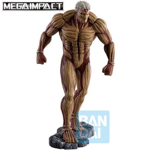 Attack on Titan Armored Titan Battle of Heaven and Earth Mega Impact Ichibansho Statue
