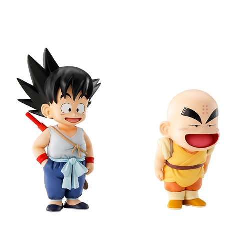 Estatua Ichibansho Masterlise de Dragon Ball Hijo Goku y Krilin - Sesión de Entrenamiento de Hijo Goku