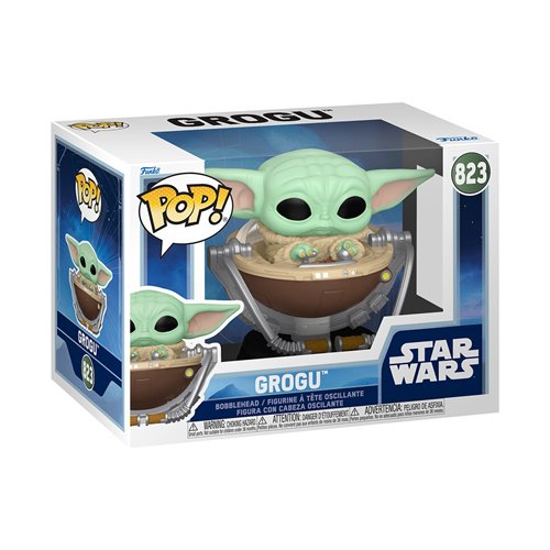 Star Wars: The Mandalorian und Grogu Grogu im Kinderwagen Funko Pop! Vinyl Figur #823
