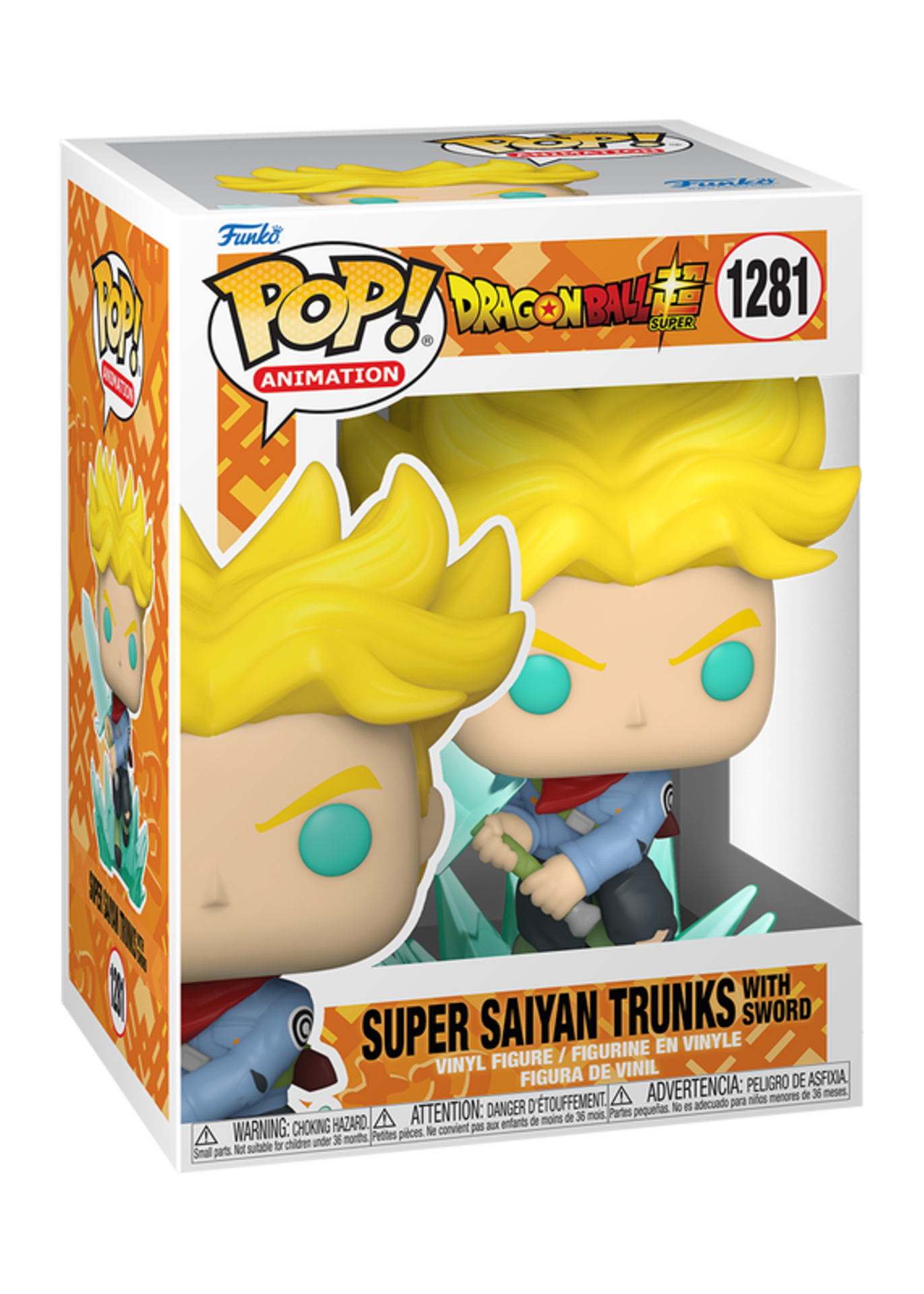 Funko Pop Dragon Ball Super   Super Saiyan Trunks With Sword