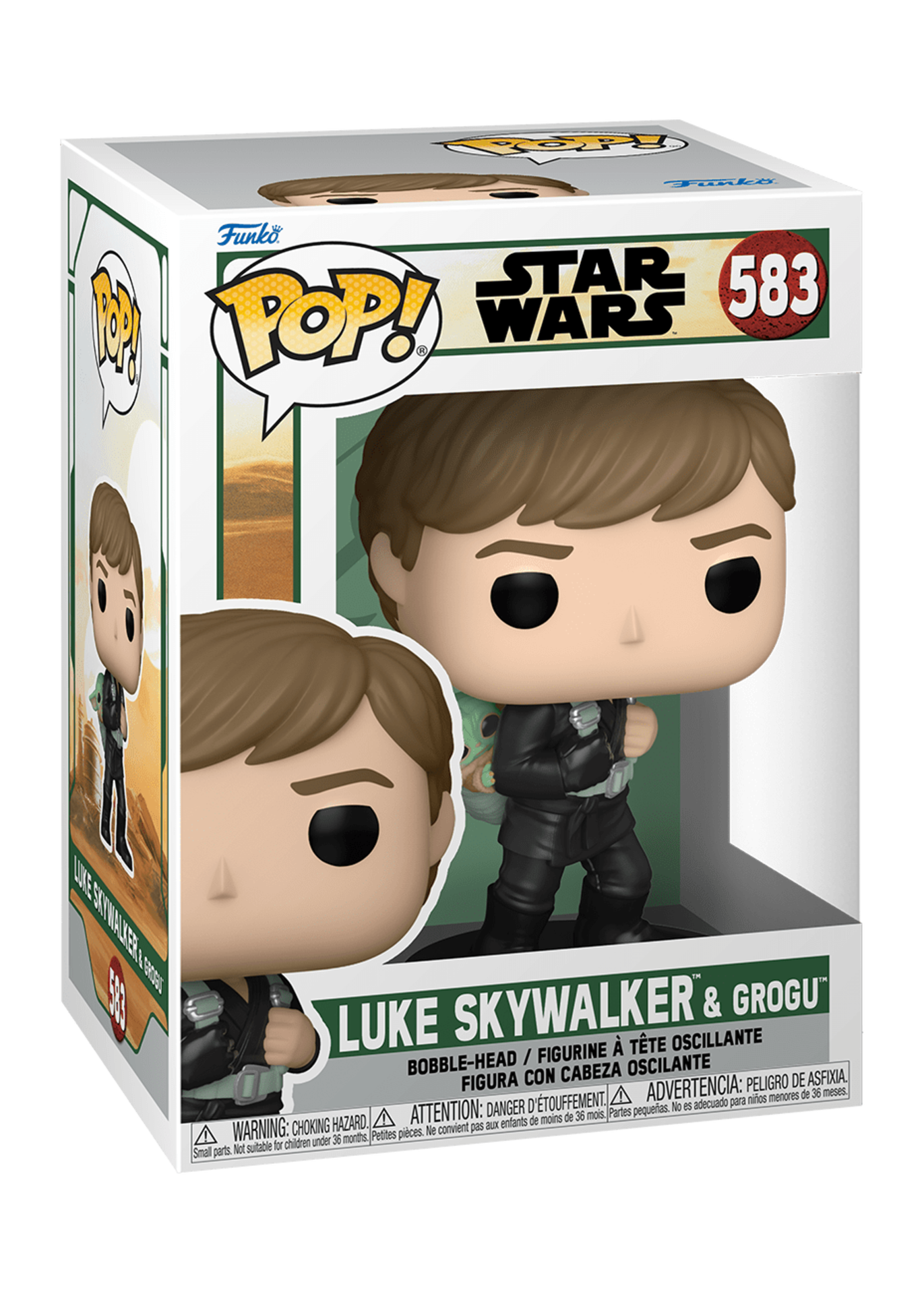 Funko Pop Star Wars   Luke Skywalker  Grogu