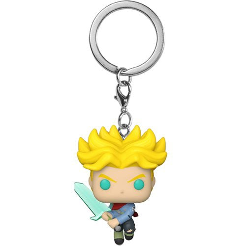 Funko Pop Keychain Dragon Ball Z   Super Saiyan Trunks With Sword