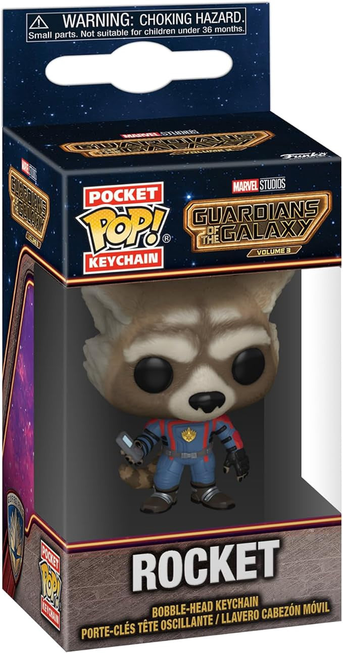 Funko Pop Keychain Guardians Of The Galaxy Volume 3   Rocket