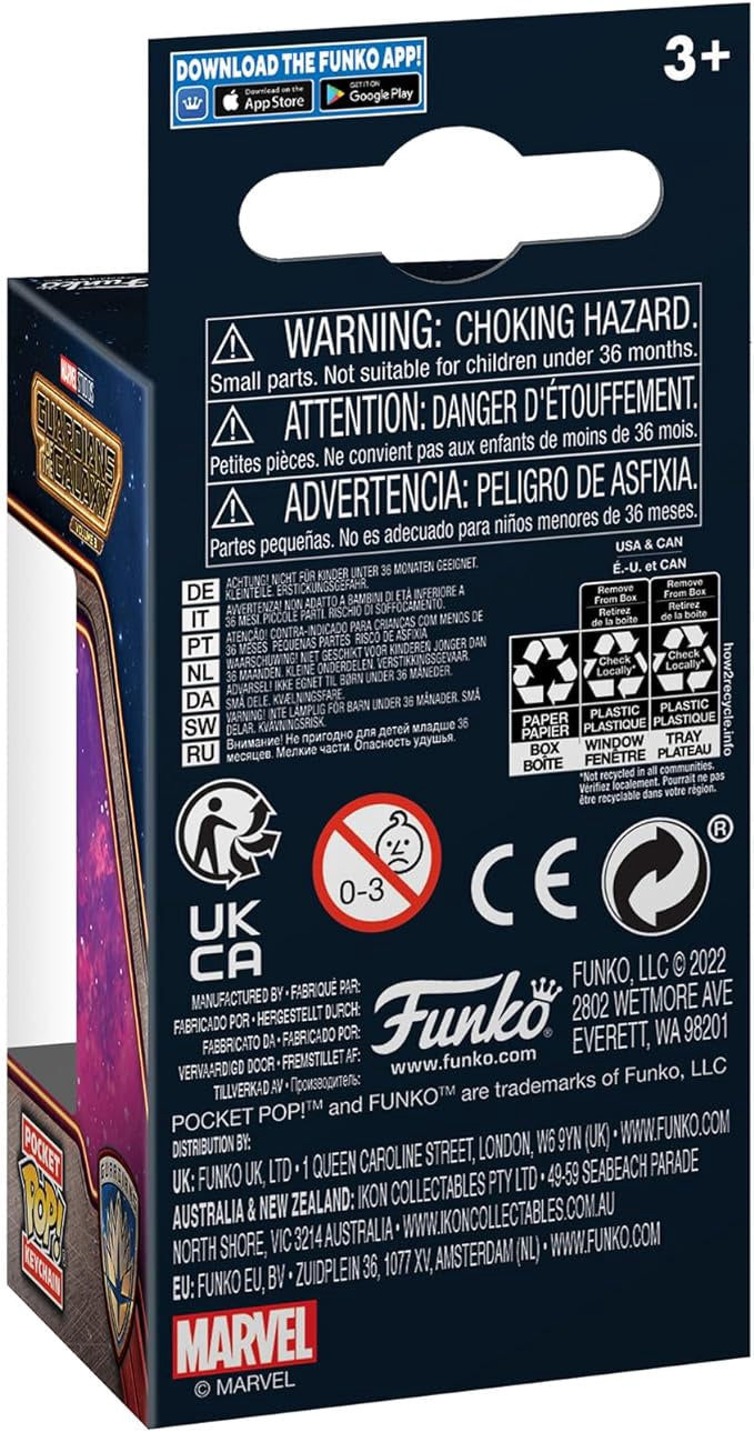Funko Pop Keychain Guardians Of The Galaxy Volume 3   Rocket
