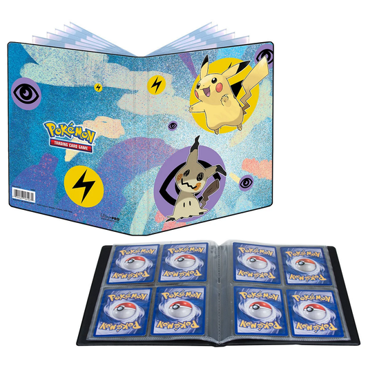 Binder 4Pkt Pokemon   Pikatchu  Mimikyu