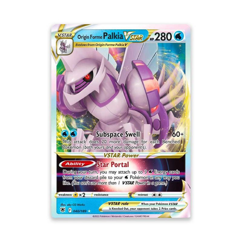 Pokemon Tcg Origin Forme Palkia Vstar League Battle Deck