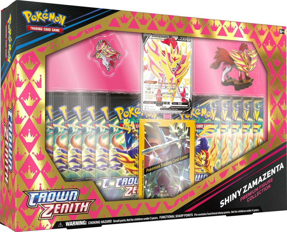 Pokemon Tcg Sword  Shield   Premium Fig Zacianzamazenta